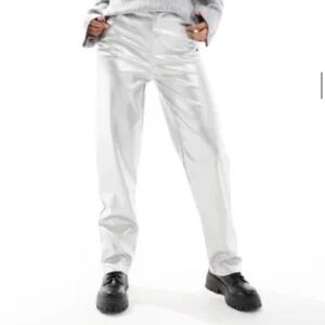 ASOS Sleek Silver Pants